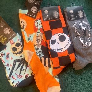 Nightmare Before Christmas Themed Socks Set